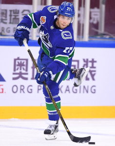 Ben Hutton with the Vancouver Canucks in 2017. Ben Hutton with the Vancouver Canucks in 2017.