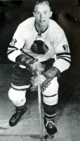 Elmer Vasko with the Chicago Black Hawks.