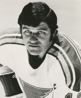 Gilles Marotte with the St. Louis Blues in 1976. Gilles Marotte with the St. Louis Blues in 1976.