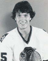 Jerry Dupont with the Chicago Black Hawks in 1981. Jerry Dupont with the Chicago Black Hawks in 1981.