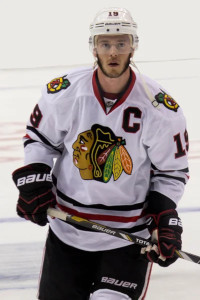 Jonathan Toews with the Chicago Blackhawks in 2014. Jonathan Toews with the Chicago Blackhawks in 2014.
