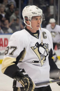 Sidney Crosby with the Pittsburgh Penguins in 2013.