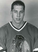 Warren Rychel with The Chicago Blackhawks. Warren Rychel with The Chicago Blackhawks.